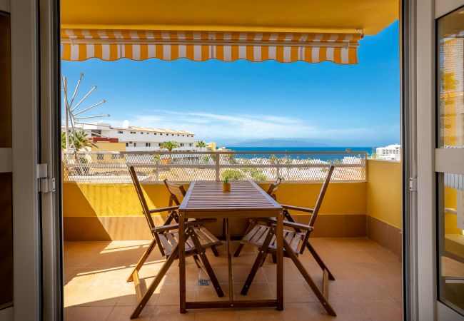 Apartment in Adeje - Great Ocean View Torviscas Beach Home LoveTenerife 